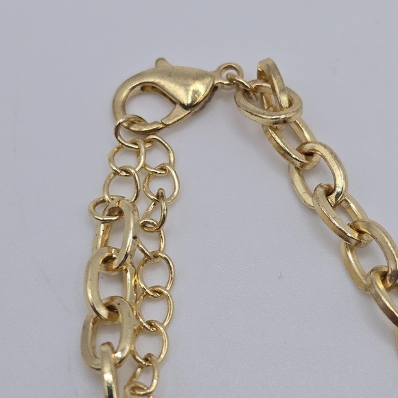 Time and Tru Multistrand Necklace White Beaded Gold Tone Coastal Beach Jewelry - Picture 4 of 8